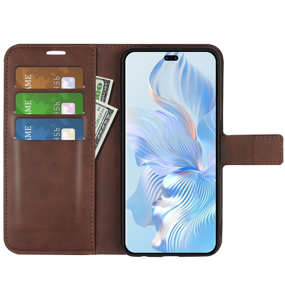 For Honor 80 Pro 5G PU Leather Stand Wallet Case Calf Texture Square Magnetic Clasp Book Style Phone Cover For Honor 80 Pro 5G PU Leather Stand Wallet Case Calf Texture Square Magnetic Clasp Book Style Phone Cover